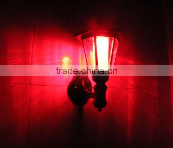 Solar Led Small Fancy Small Decorative Wall Crystal Lamp Light Led Night Lawn Garden Lamp Light
