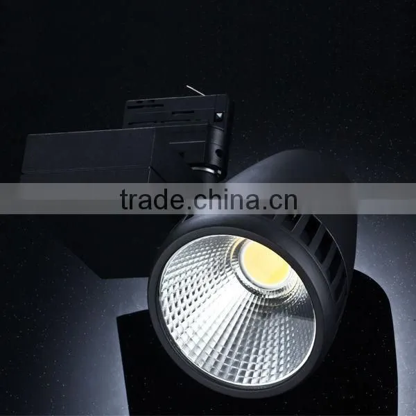 LED shop windows lighting black rotatable 35w led track light for display windows used