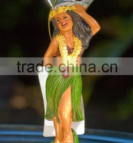 The Most Popular 6"hula Doll Bottle Openers,resin Figurine Bottle Openers