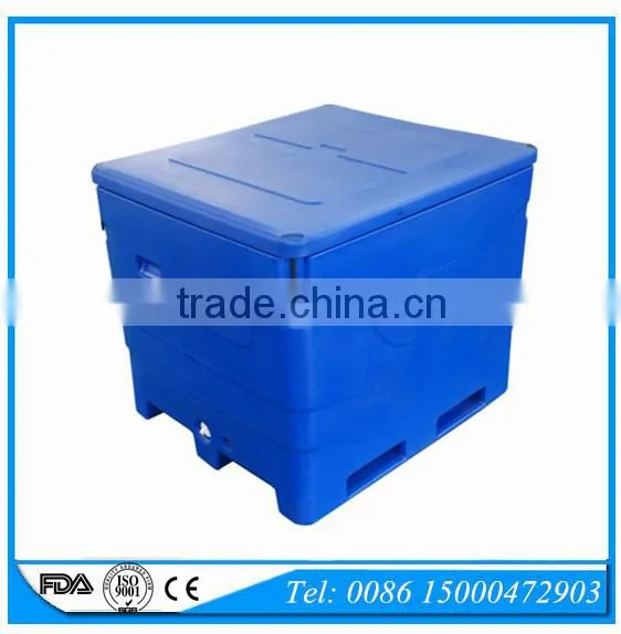 1000L Rotational Mold Plastic Marine Cooler for Fish Storage & Transportation photo-2