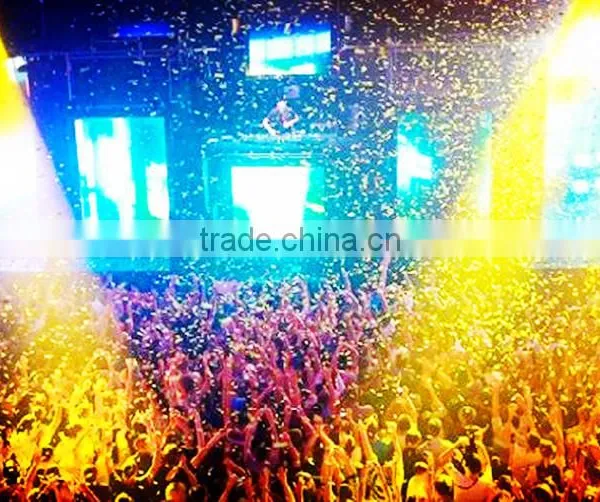 1200W Stage Equipment Color Paper Big Confetti Blower Machine With Flight Case photo-3