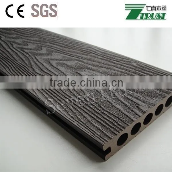 WPC Composite Materials Co- Extrusion Decking Size:142*22.5mm photo-4