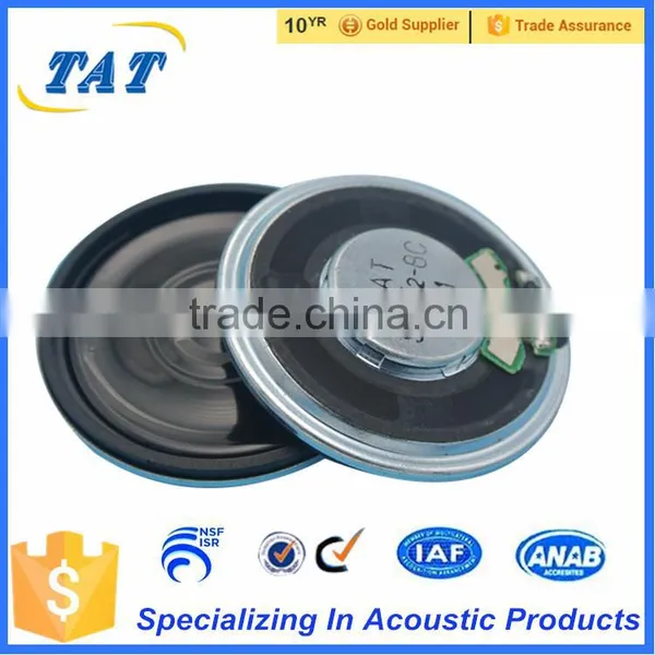 TAT-S36F1 High Quality Loudly 8ohm 36mm Mylar Speaker photo-4
