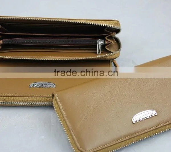 High Quality New Fashion Promition Genuine Leather Men's Wallet With Customized Logo photo-5