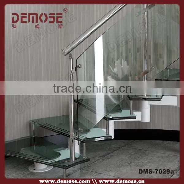 Demose Laminated Glass Stairs for Villa | Building Supplies photo-2
