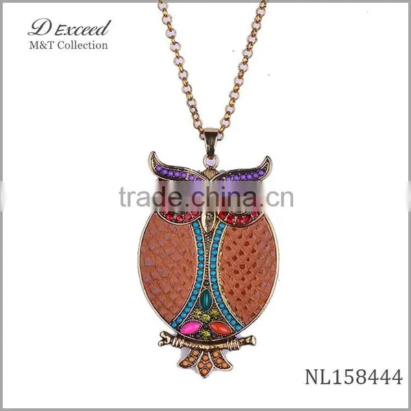 Fashion Animal Owl Pendant Necklace Charm Pendant Necklace photo-3