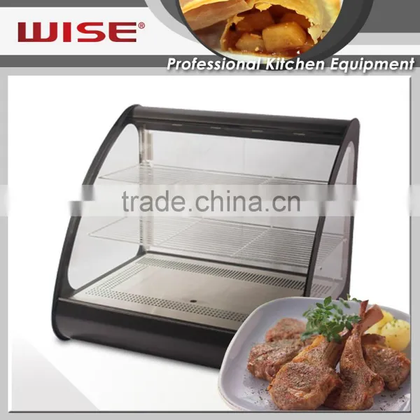 Hot Selling Commercial Black Mirror Steel Warming Showcase Restaurant Use photo-4