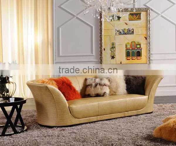 JS01-24 Four Seats Sofa in Real Leather in Living Room From JL&C Luxury Home Furniture New Design (China Supplier) photo-4