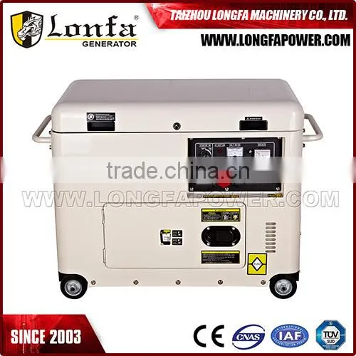 8KVA Silent Diesel Generator 3-Phase 50Hz 220V 380V Moveable Diesel Power Generator