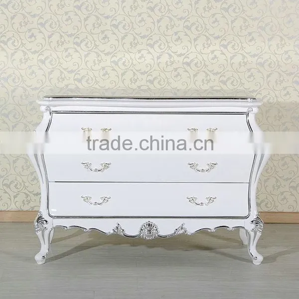 After Neoclassical European Style Antique Bedroom Furniture Sets Bed Bedside Table Wardrobe Dressing Table Chair Commode photo-6