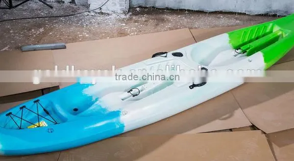 High Quality 2person Sit on Fishing Kayak & Cheapest Plastic Kayak,against UV 8 photo-2