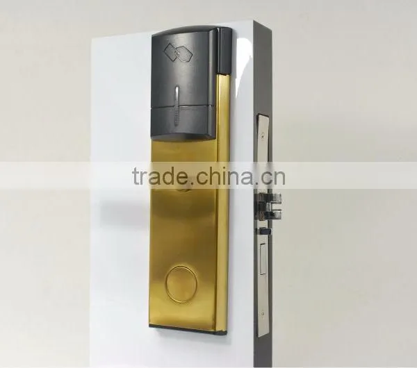 Factory Wholesale Rfid Security Electric Handle Safe Digital Hotel Keyless Smart Card Door Lock photo-2