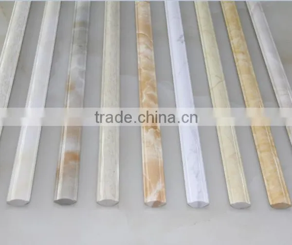 Building Decoration Materials of Curved Stone Border Line