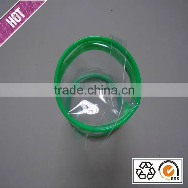 Chinese Factory Heat Pressing Clear Pvc Zipper Bag photo-5