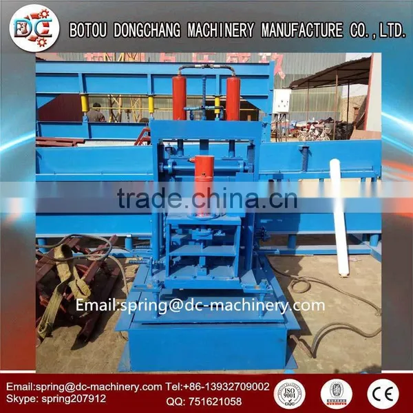 European Standard Hydraulic c Shape Purlin Roll Forming Machine photo-2