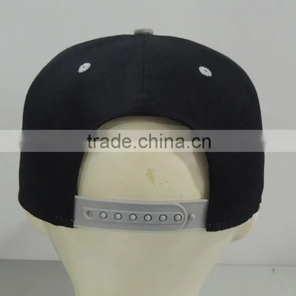 2015 New Fashion Embroidered Hook and Loop Closure Flatbill Snapback Cap photo-3