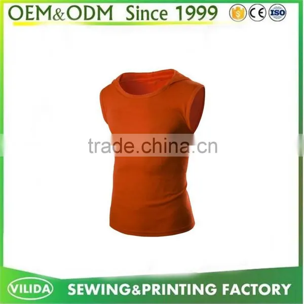New 100% Polyester Mesh Fiber Tank Top Custom Men Gym Singlet Zipper Up Tank Top OEM photo-5