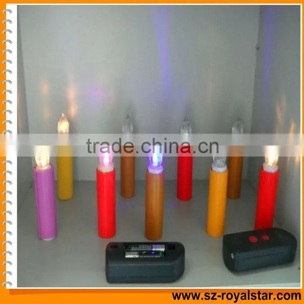 multi-colored led candle
