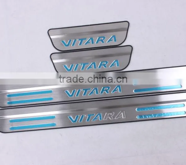 For Suzuki Grand Vitara Accessories 2016 2017 ABS Chrome Door Scuff Sill Plate 4pcs photo-2