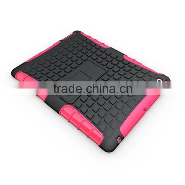 Dual Layer Slim Hybrid Case Tablet Cover 2 in 1 Dual Layer Case With Kickstand TPU PC for Ipad 2 3 4 photo-3