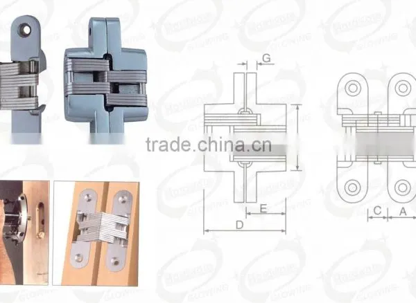 Concealed hinge
