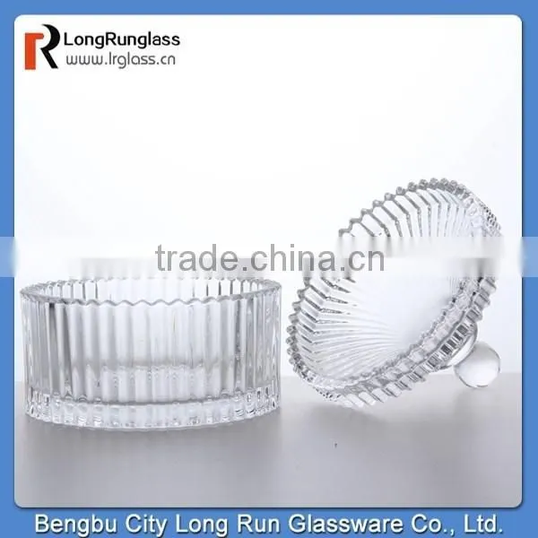 LongRun 12cm High Beautiful Ger Modelling Glass Candy Dish photo-2