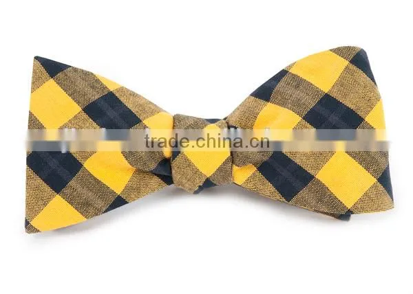 2016 Hot High Quality Best Cool Plaid Pattern Cotton Bow Tie for Boys photo-2
