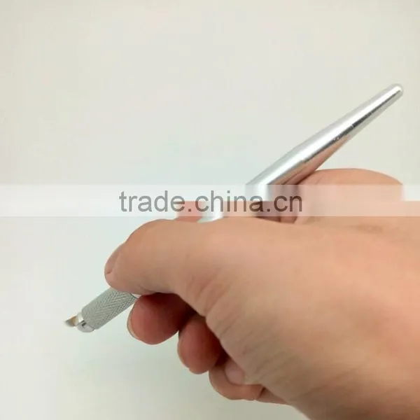 Aluminum Eyebrow Embroidery Microblade Pen/3D Microblading Permanent Makeup Handpiece