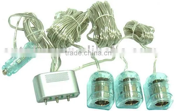 1 to 3 Cigarette Socket With Switch