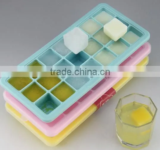 2016 Low Price China Silicone Ice Cube Tray With Lid photo-3