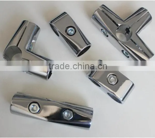 Pipe Fittings Aluminum Alloy 25mm Tube Connector for Round Tubes photo-3