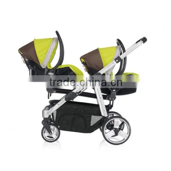 Light and Compact Twin Baby Stroller , Best Twin Baby Strollers Made in China 3 in 1 photo-3