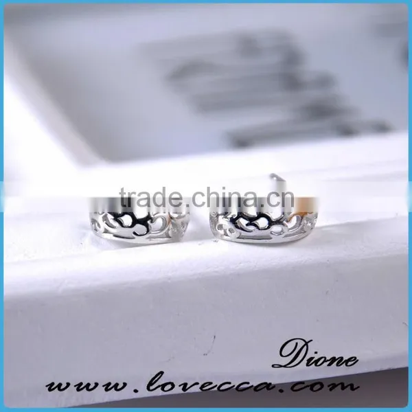 Free Shipment Women Pure Silver Leaf Earring Setting Wholesale Factory Supplier photo-6