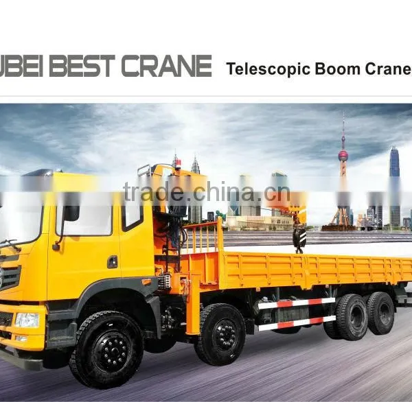 18 Ton Truck Mounted Crane SQ18S5 on Sale 450 Kn.m at 2.5 m Crane Truck High Quality Truck Crane photo-6