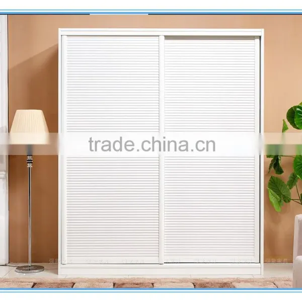 Eco-friendly Two Doors Wooden Wardrobe With High Quality photo-2