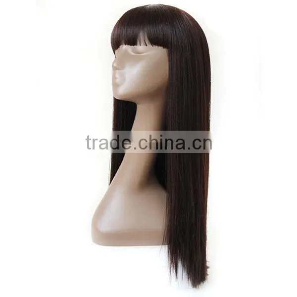 Wholesale New Stylish Heat Resistant Synthetic Long Remy Hair Wig Straight Long Hair Wig photo-2