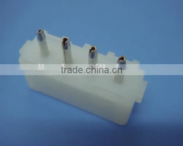 5.08mm Pitch Vertical PCB Mounting Orientation Wire to Board Pin Header Connector TE 4 Pin Connector Tyco 350424-1 photo-3