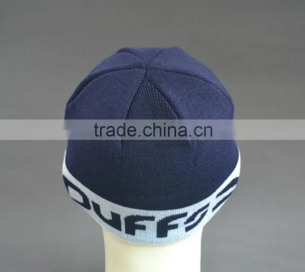 BSCI Audit 100% Acrylic Custom Winter Beanie Hat With Jacquard Logo photo-4