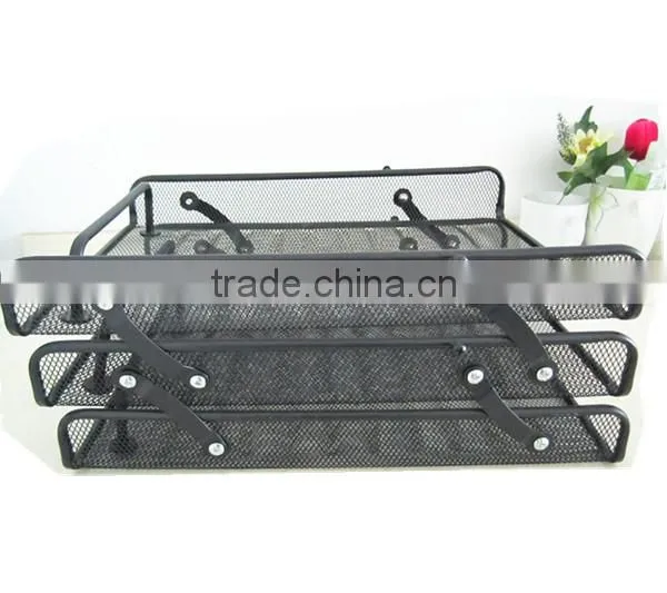 3 layer office tray three office metal tray