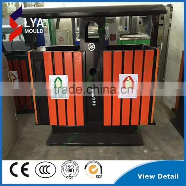 High transparent color garden trash bin