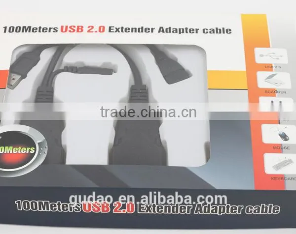 MIN 100 Meters USD2.0 to Rj45 Network Cable Extender LAN Extender photo-6