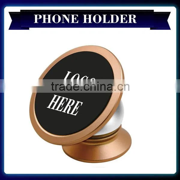 2016 Wholesale High Quality Magnetic Car Phone Holder With OEM Brand Cellphone Holder 360 Degree