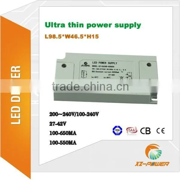 24W Railway Single Output DC to DC Electronic Led Converter photo-2