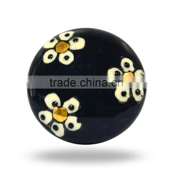 Ceramic Red Vector Square Knob photo-6
