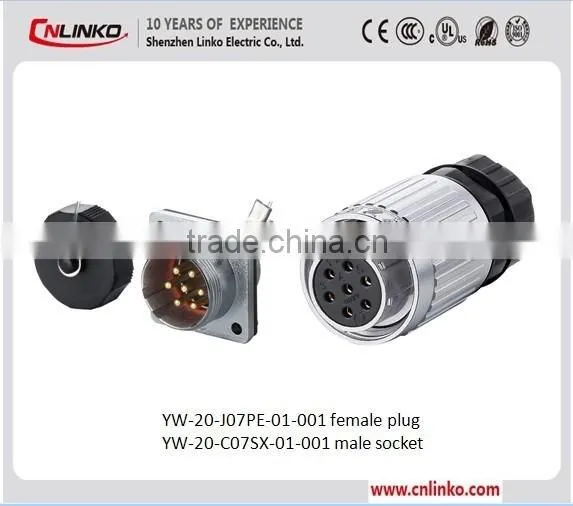 China Supplier Male Female DC Signal Jack Wire Waterproof Connector