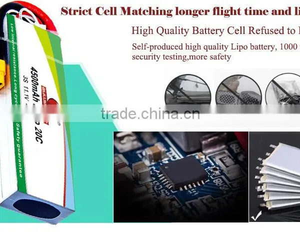 High Rate and Hifh Ppower Lithium Polymer Battery 20c11.1v 4500mah photo-2