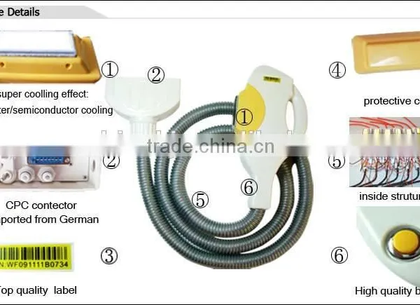 Big Discount Imported Lamp Two Handles 3000w 1-10hz IPL SHR Soprano Ice Hair Removal Hair Alma photo-5