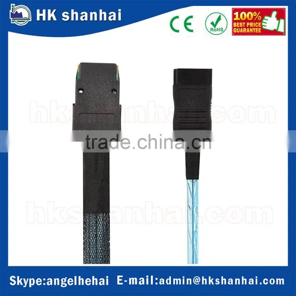 Wholesale Factory Price High Quality RAID Configuration Capacity Internal Mini-sas (SFF-8087) to 4x SATA Data Cable photo-4