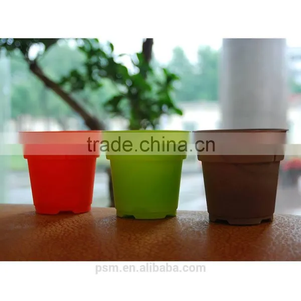 Biodegradable Cornstarch Plastic Flower Pot photo-3