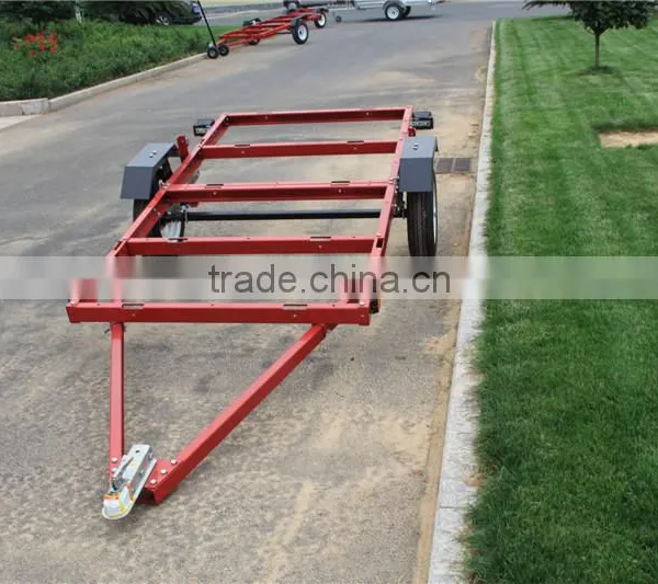 4x8 Powder Coated Folding Utility Trailer photo-4